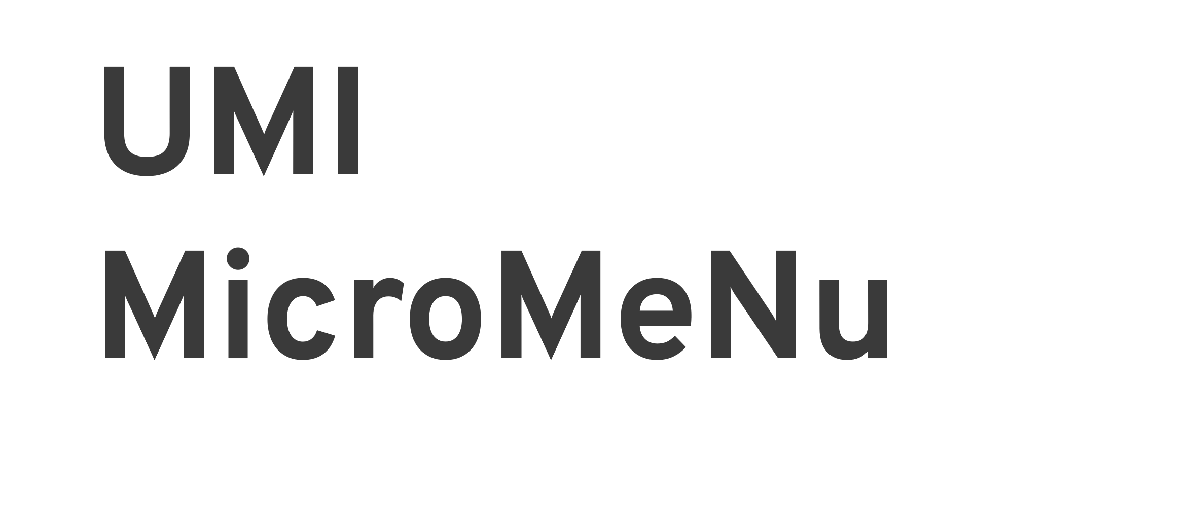 UMI - MicroMeNu